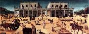 Piero di Cosimo The Building of a Palace oil on canvas